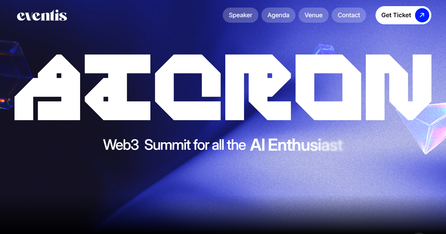 Desktop view of Eventis web app