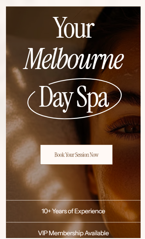 Relax Daily Spa mobile view