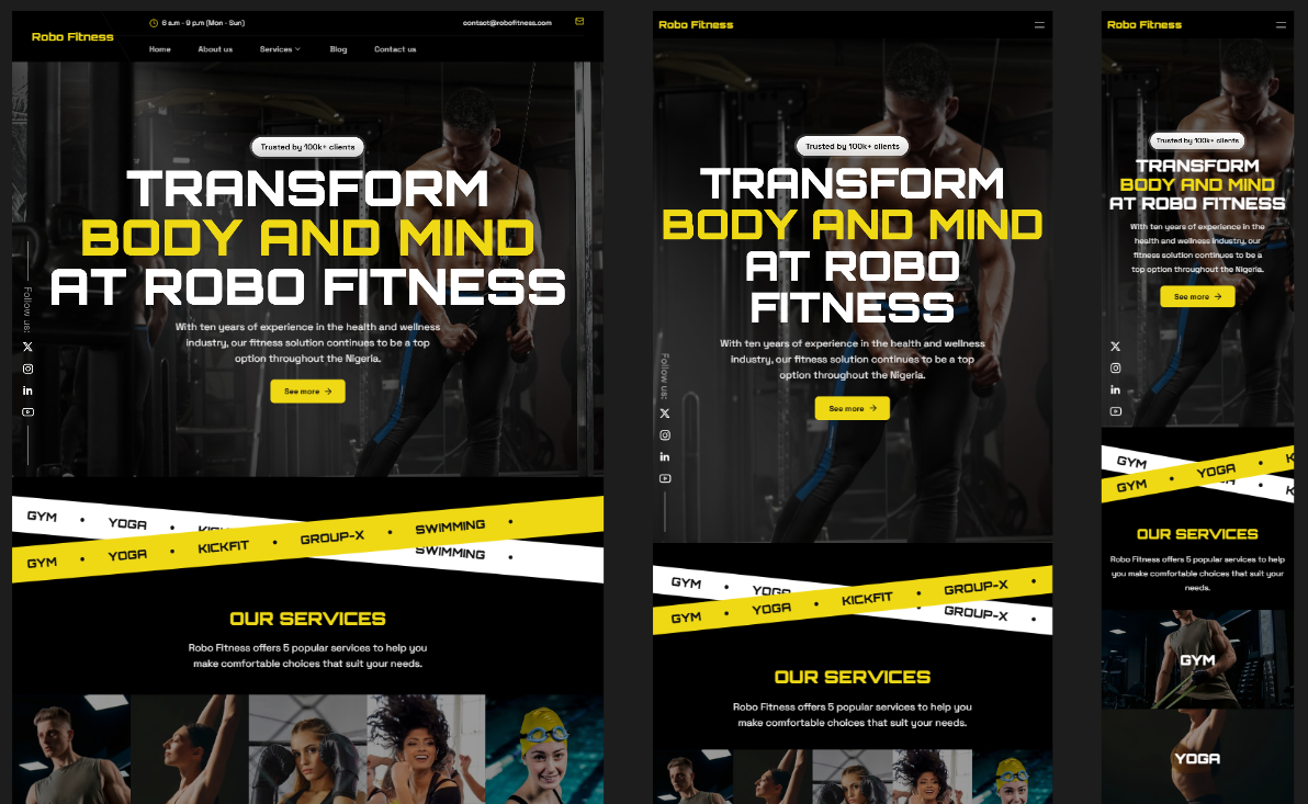 Connect Case Management website desktop view